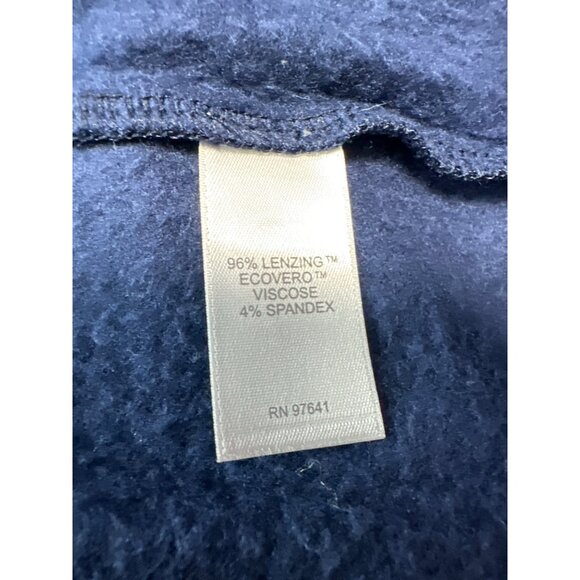 J. Jill Pure Jill Tranquility Fleece Whipstitched Long Sleeve Mock Neck Top Sz S - Picture 7 of 9